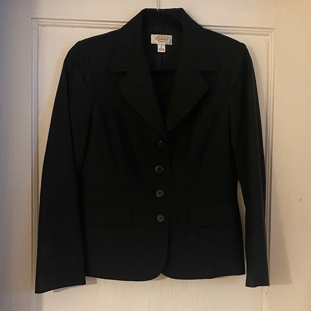 Talbots Elegant Black Blazer